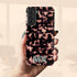 3D Custom Initials Dark Tort Galaxy Case - Centered